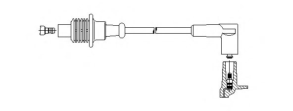 BREMI 631/52 Ignition Cable